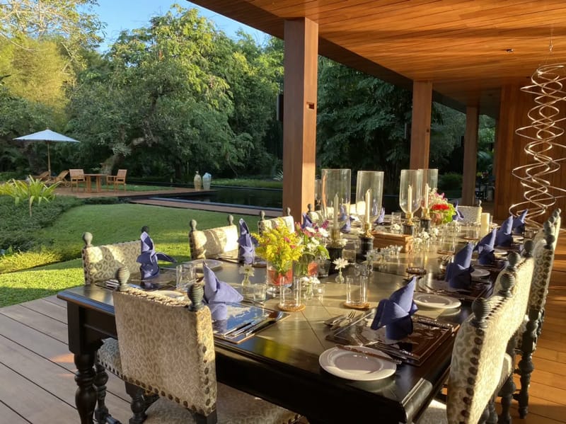 Dining At Main Villa 5