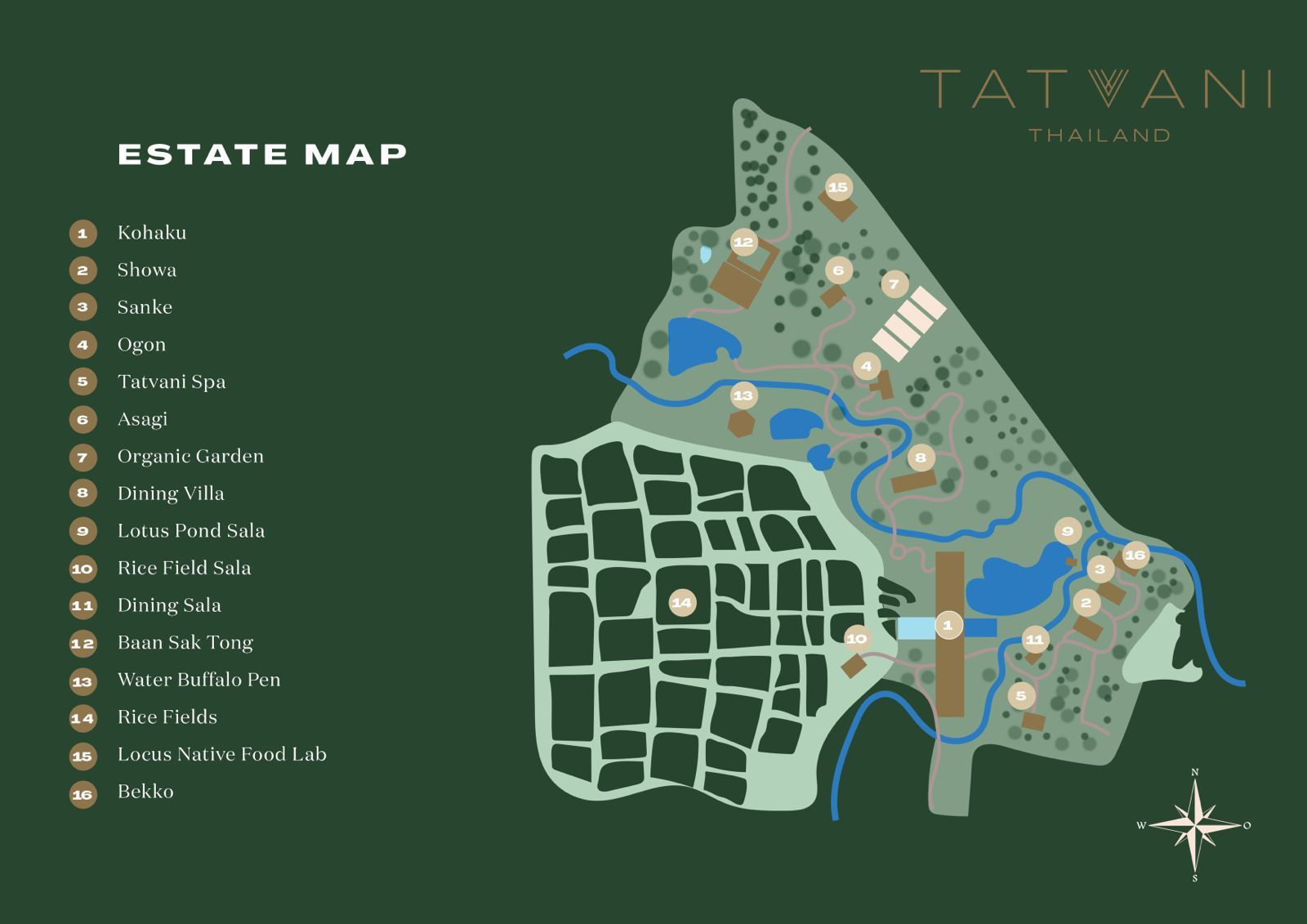 tatvani estate map