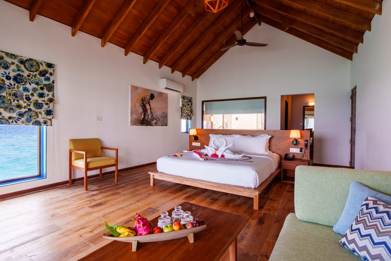 Two Bedroom Water Villa Suites With Spa Tub