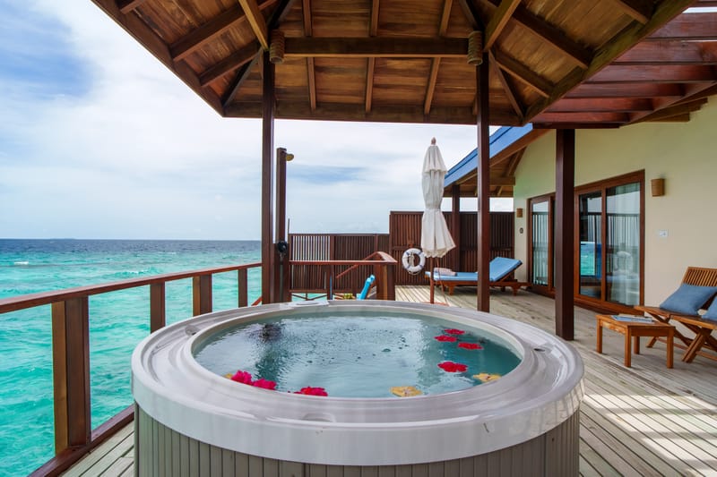 Two Bedroom Water Villa Suites With Spa Tub